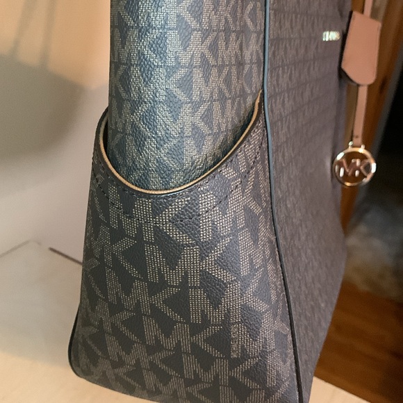 Michael Kors Jet Set Large Logo Shoulder Bag brown - Picture 6 of 17